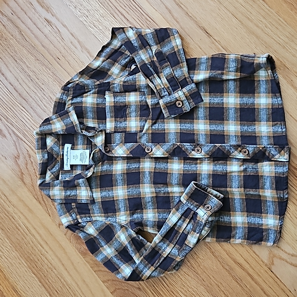 Toddler Boys Size 4T Flannel Shirt